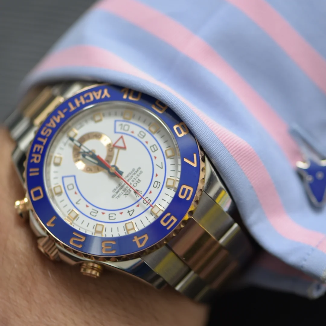 Rolex Yacht-Master II worn on the wrist